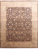 Jaipur Brown Hand Knotted 81 X 100  Area Rug 905-137547 Thumb 0