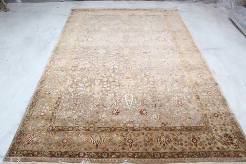 Jaipur Brown Hand Knotted 61 X 93 Area Rug 905-137548 Image 1
