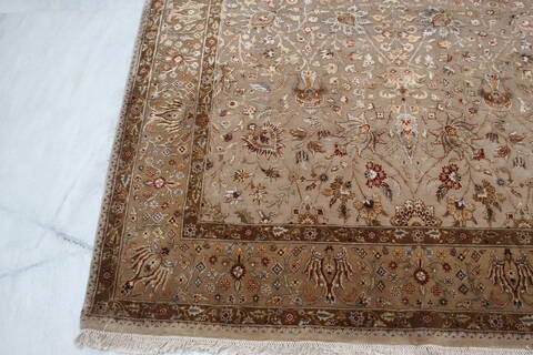 Jaipur Brown Hand Knotted 62 X 90 Area Rug 905-137549 Image 2