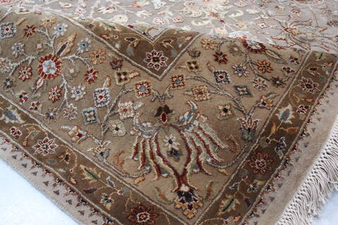 Jaipur Brown Hand Knotted 62 X 90 Area Rug 905-137549 Image 8