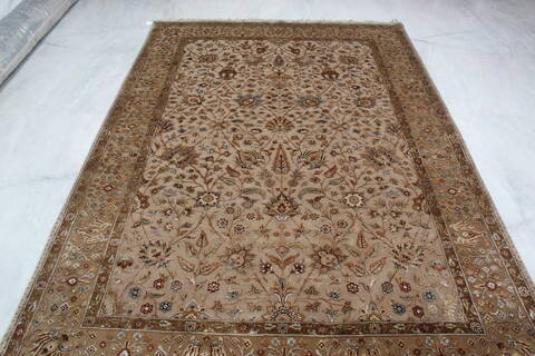 Jaipur Brown Hand Knotted 62 X 90 Area Rug 905-137549 Image 9