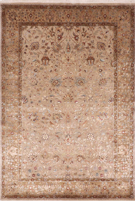 Jaipur Brown Hand Knotted 62 X 90 Area Rug 905-137549 Image 0