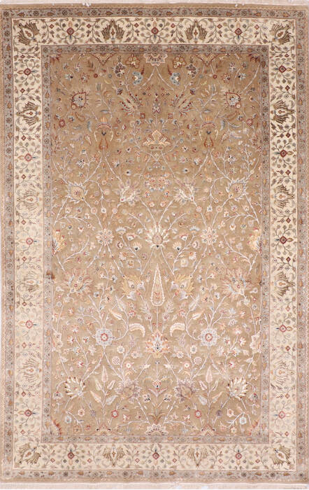 Jaipur Brown Hand Knotted 61 X 94 Area Rug 905-137551 Image 0