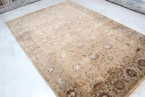 Jaipur Brown Hand Knotted 60 X 91 Area Rug 905-137552 Image 7
