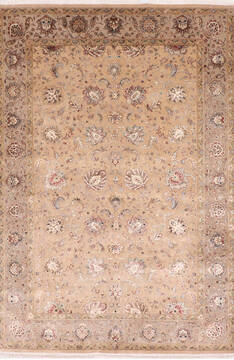 Jaipur Brown Hand Knotted 6'0" X 9'1"  Area Rug 905-137552