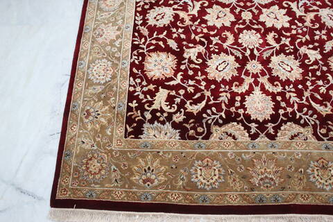 Jaipur Red Hand Knotted 61 X 90 Area Rug 905-137554 Image 2