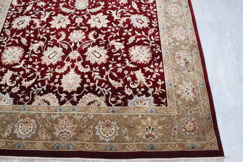 Jaipur Red Hand Knotted 61 X 90 Area Rug 905-137554 Image 3