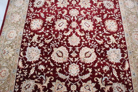 Jaipur Red Hand Knotted 61 X 90 Area Rug 905-137554 Image 4