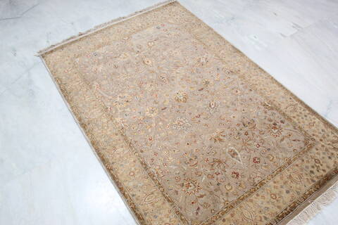 Jaipur Brown Hand Knotted 40 X 61 Area Rug 905-137555 Image 2