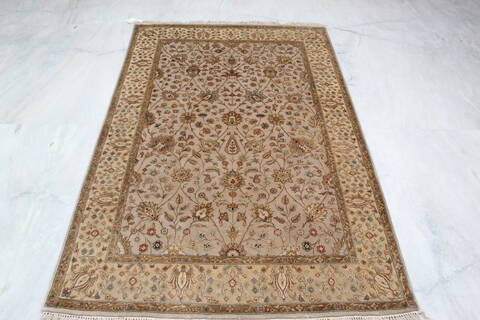 Jaipur Brown Hand Knotted 40 X 61 Area Rug 905-137555 Image 4