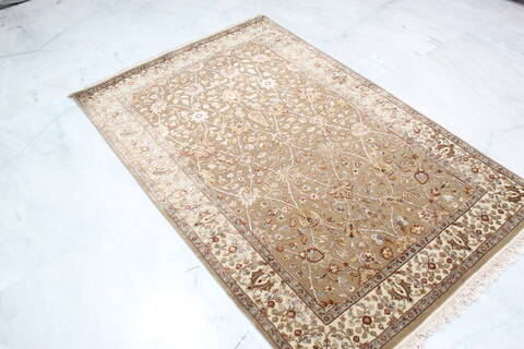 Jaipur Brown Hand Knotted 40 X 61 Area Rug 905-137556 Image 2