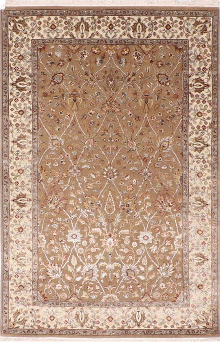 Jaipur Brown Hand Knotted 40 X 61 Area Rug 905-137556 Image 0