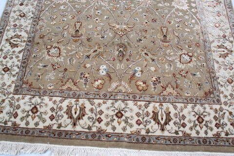 Jaipur Brown Hand Knotted 41 X 61 Area Rug 905-137557 Image 3