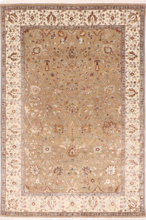 Jaipur Brown Hand Knotted 41 X 61 Area Rug 905-137557 Image 0