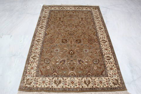 Jaipur Brown Hand Knotted 41 X 61 Area Rug 905-137558 Image 5