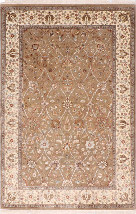 Jaipur Brown Hand Knotted 41 X 61 Area Rug 905-137558 Image 0