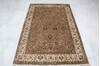 Jaipur Brown Hand Knotted 41 X 61  Area Rug 905-137558 Thumb 5