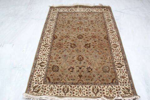 Jaipur Brown Hand Knotted 41 X 61 Area Rug 905-137559 Image 5