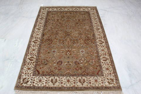 Jaipur Brown Hand Knotted 41 X 63 Area Rug 905-137560 Image 5