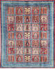 Bakhtiar Blue Hand Knotted 54 X 67 Area Rug 700-137561 Thumb 0