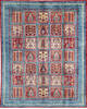 Bakhtiar Blue Hand Knotted 54 X 67  Area Rug 700-137561 Thumb 0