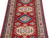 Kazak Red Runner Hand Knotted 27 X 99  Area Rug 700-137576 Thumb 3