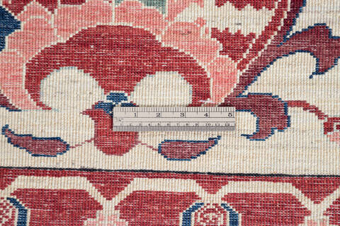 Chobi Beige Runner Hand Knotted 27 X 99 Area Rug 700-137577 Image 6