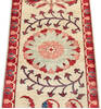 Chobi Beige Runner Hand Knotted 27 X 99  Area Rug 700-137577 Thumb 3