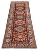 Kazak Brown Runner Hand Knotted 26 X 711  Area Rug 700-137579 Thumb 1