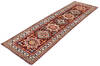 Kazak Brown Runner Hand Knotted 26 X 711  Area Rug 700-137579 Thumb 2