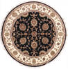 Jaipur Black Round Hand Knotted 50 X 50  Area Rug 905-137593 Thumb 0