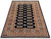 Bokhara Black Hand Knotted 40 X 61  Area Rug 700-137595 Thumb 1