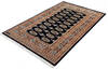 Bokhara Black Hand Knotted 40 X 61  Area Rug 700-137595 Thumb 2