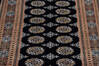 Bokhara Black Hand Knotted 40 X 61 Area Rug 700-137595 Thumb 3