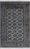 Bokhara Blue Hand Knotted 40 X 60  Area Rug 700-137598 Thumb 0