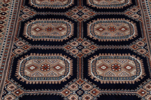 Bokhara Blue Hand Knotted 43 X 66 Area Rug 700-137599 Image 3