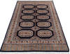 Bokhara Blue Hand Knotted 43 X 66  Area Rug 700-137599 Thumb 1