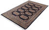 Bokhara Blue Hand Knotted 43 X 66 Area Rug 700-137599 Thumb 2