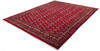Bokhara Red Hand Knotted 82 X 99  Area Rug 700-137603 Thumb 2