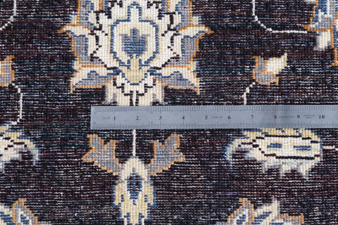 Chobi Black Runner Hand Knotted 28 X 910 Area Rug 700-137607 Image 4