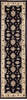 Chobi Black Runner Hand Knotted 28 X 910  Area Rug 700-137607 Thumb 0