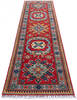 Kazak Red Runner Hand Knotted 27 X 911  Area Rug 700-137609 Thumb 1