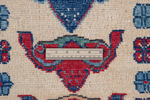 Kazak Beige Hand Knotted 410 X 68 Area Rug 700-137611 Image 6
