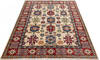 Kazak Beige Hand Knotted 411 X 70  Area Rug 700-137620 Thumb 1