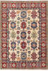 Kazak Beige Hand Knotted 411 X 70 Area Rug 700-137620 Thumb 0