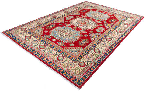 Kazak Red Hand Knotted 68 X 97 Area Rug 700-137621 Image 2