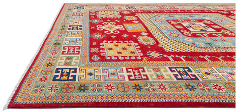 Kazak Red Hand Knotted 69 X 97 Area Rug 700-137622 Image 6