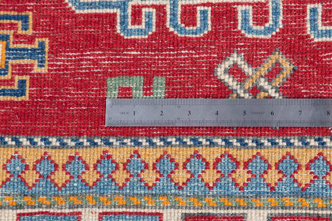 Kazak Red Hand Knotted 69 X 97 Area Rug 700-137622 Image 8