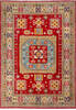 Kazak Red Hand Knotted 69 X 97  Area Rug 700-137622 Thumb 0