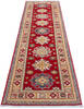 Kazak Red Runner Hand Knotted 28 X 97  Area Rug 700-137626 Thumb 1
